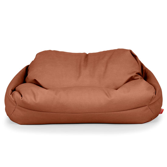Sabine Bean Bag Sofa - Vegan Leather Chestnut 02