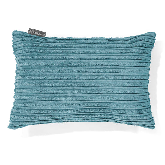 Rectangular Scatter Cushion 35 x 50cm - Cord Aegean Blue 01