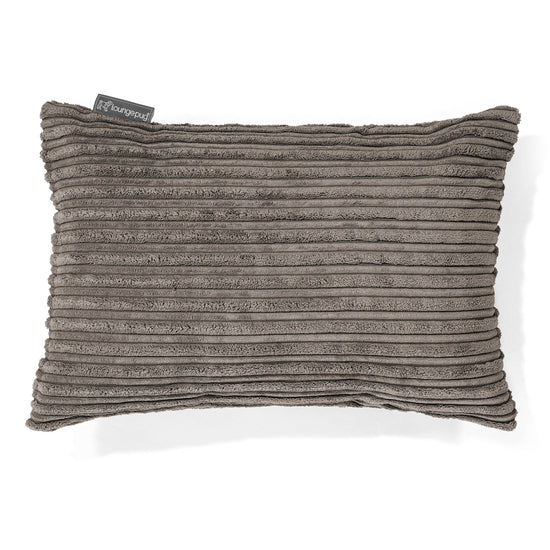 Rectangular Scatter Cushion 35 x 50cm - Cord Graphite Grey 01