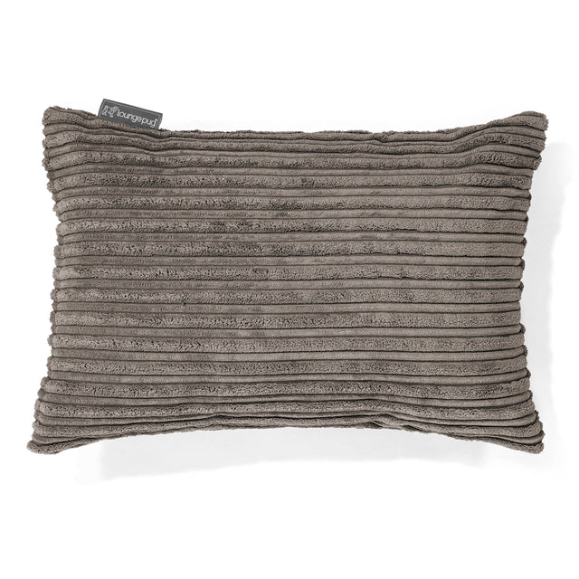 Rectangular Scatter Cushion 35 x 50cm - Cord Graphite Grey 01