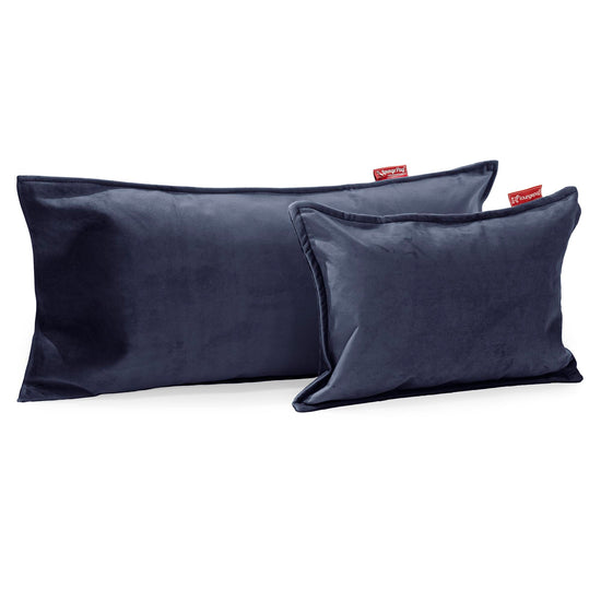 Rectangular Scatter Cushion 35 x 50cm - Velvet Midnight Blue 03