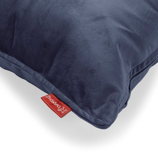 Rectangular Scatter Cushion 35 x 50cm - Velvet Midnight Blue 02