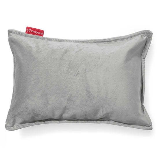 Rectangular Scatter Cushion 35 x 50cm - Velvet Silver 01