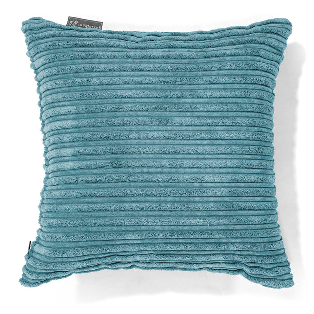 Scatter Cushion 47 x 47cm - Cord Aegean Blue 01