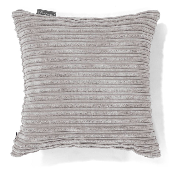 Scatter Cushion 47 x 47cm - Cord Aluminium Silver 01