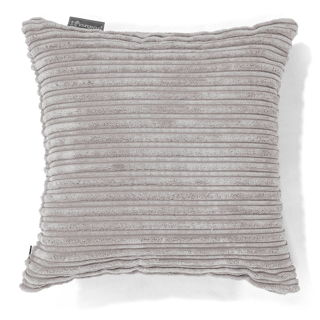 Scatter Cushion 47 x 47cm - Cord Aluminium Silver 01