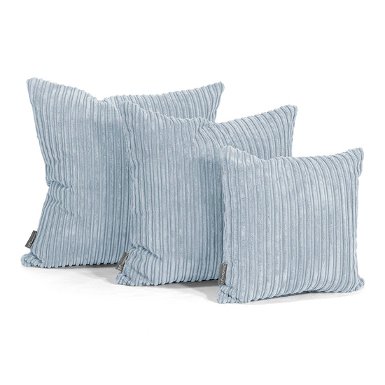 Scatter Cushion 47 x 47cm - Cord Baby Blue 02