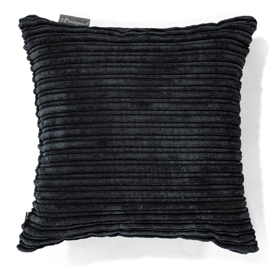 Scatter Cushion 47 x 47cm - Cord Black 01