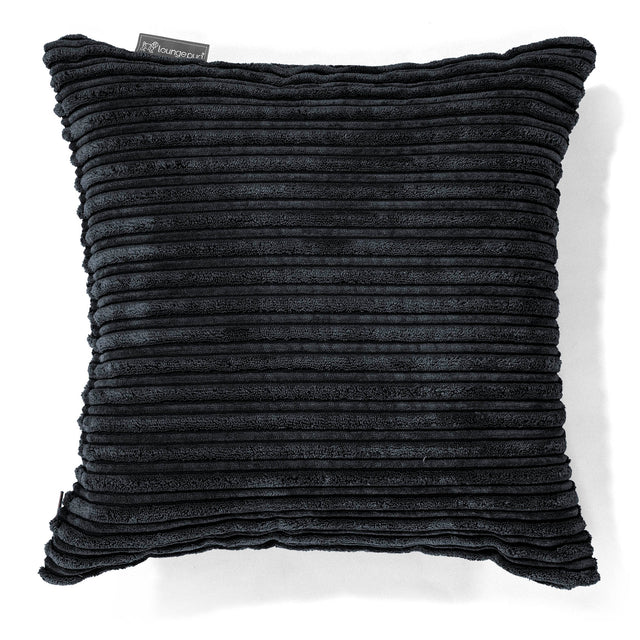 Scatter Cushion 47 x 47cm - Cord Black 01