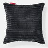 Scatter Cushion 47 x 47cm - Cord Black 01