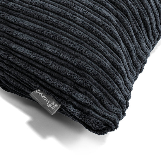Scatter Cushion 47 x 47cm - Cord Black 03