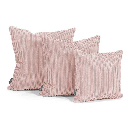 Scatter Cushion 47 x 47cm - Cord Blush Pink 02
