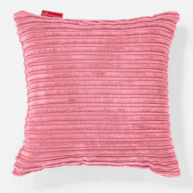 Scatter Cushion 47 x 47cm - Cord Coral Pink 01