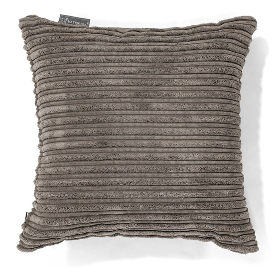 Scatter Cushion 47 x 47cm - Cord Graphite Grey 01