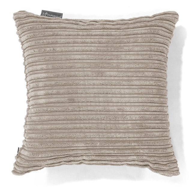 Scatter Cushion 47 x 47cm - Cord Mink 01