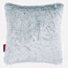 Scatter Cushion 47 x 47cm - Faux Rabbit Fur Dusty Blue 01
