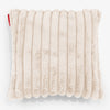 Scatter Cushion Cover 47 x 47cm - Ultra Plush Cord Cream 01