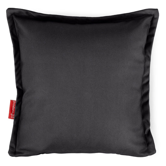 Scatter Cushion Cover 47 x 47cm - Vegan Leather Black 01