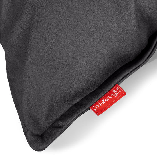 Scatter Cushion Cover 47 x 47cm - Vegan Leather Black 03