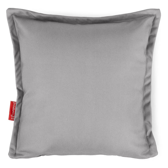 Scatter Cushion Cover 47 x 47cm - Vegan Leather Grey 01