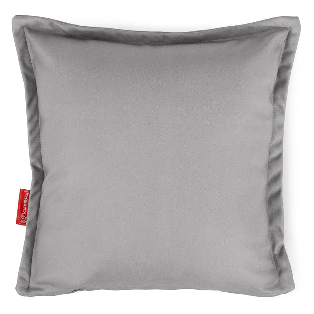 Scatter Cushion Cover 47 x 47cm - Vegan Leather Grey 01