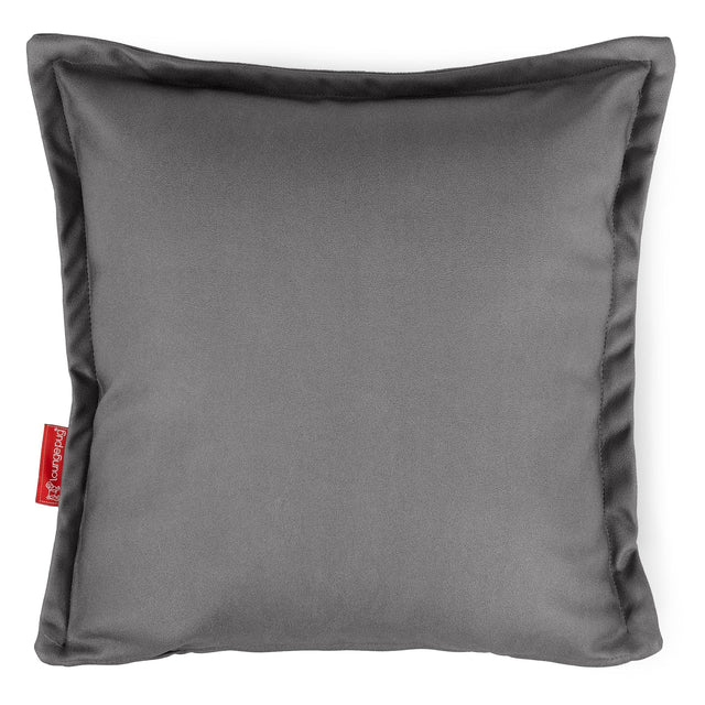 Scatter Cushion Cover 47 x 47cm - Vegan Leather Grey 01