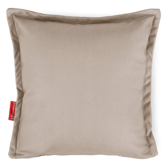 Scatter Cushion Cover 47 x 47cm - Vegan Leather Ivory 01