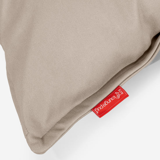 Scatter Cushion Cover 47 x 47cm - Vegan Leather Ivory 03