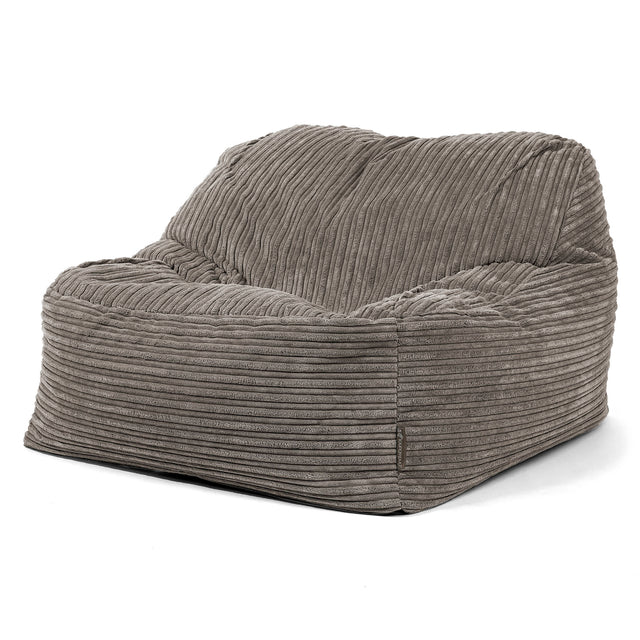 Sloucher Bean Bag Chair - Cord Graphite Grey 03