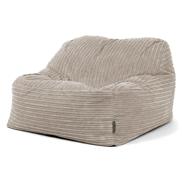 Sloucher Bean Bag Chair - Cord Mink 03