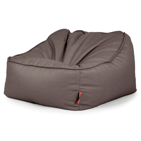 Sloucher Bean Bag Chair - Vegan Leather Chocolate 03