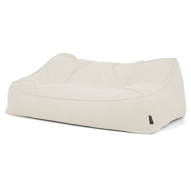 Sloucher Bean Bag Sofa - Boucle Ivory 03