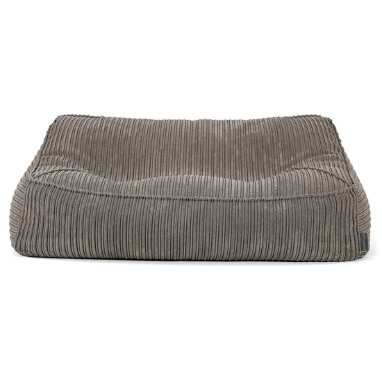 Sloucher Bean Bag Sofa - Cord Graphite Grey 03