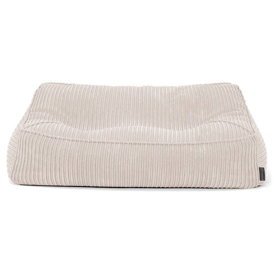 Sloucher Bean Bag Sofa - Cord Ivory 03