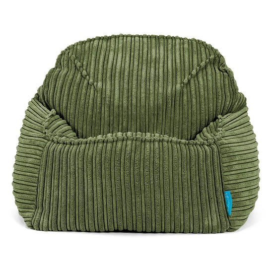 Sloucher Child's Bean Bag 2-6 yr - Cord Forest Green 02