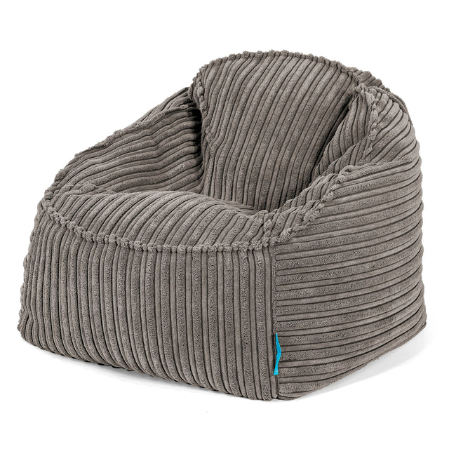 Sloucher Child's Bean Bag 2-6 yr - Cord Graphite Grey 01