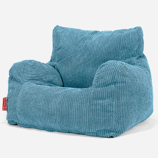 Teens Bean Bag Armchair 6-14 yr - Pom Pom Aegean 02