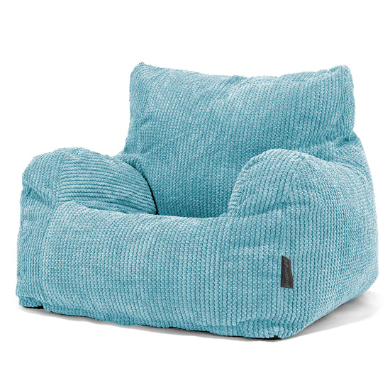 Teens Bean Bag Armchair 6-14 yr - Pom Pom Aegean 02