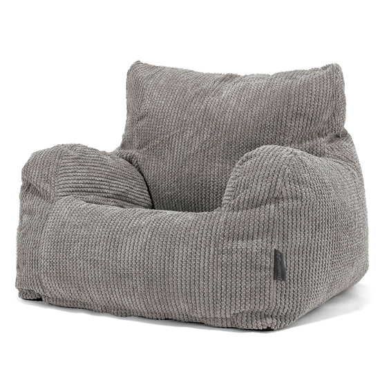 Teens Bean Bag Armchair 6-14 yr - Pom Pom Charcoal 02