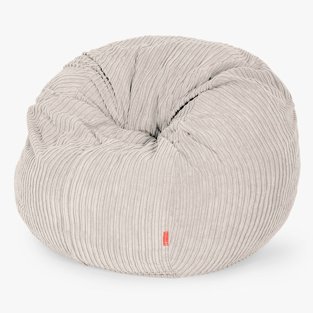The Bean Bag Bed - Cord Ivory 01