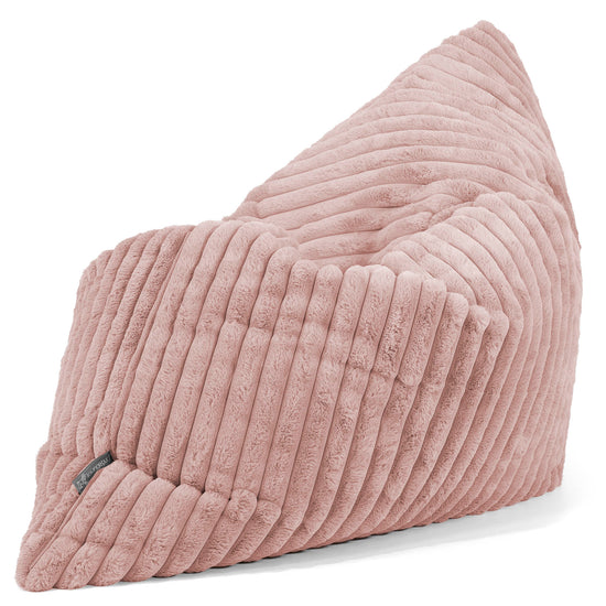 XL Pillow Beanbag - Ultra Plush Cord Dusty Pink 02