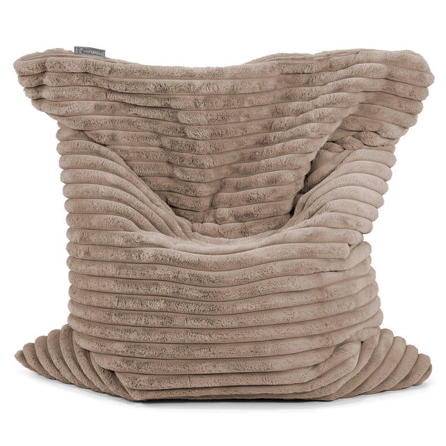 XL Pillow Beanbag - Ultra Plush Cord Minky 01