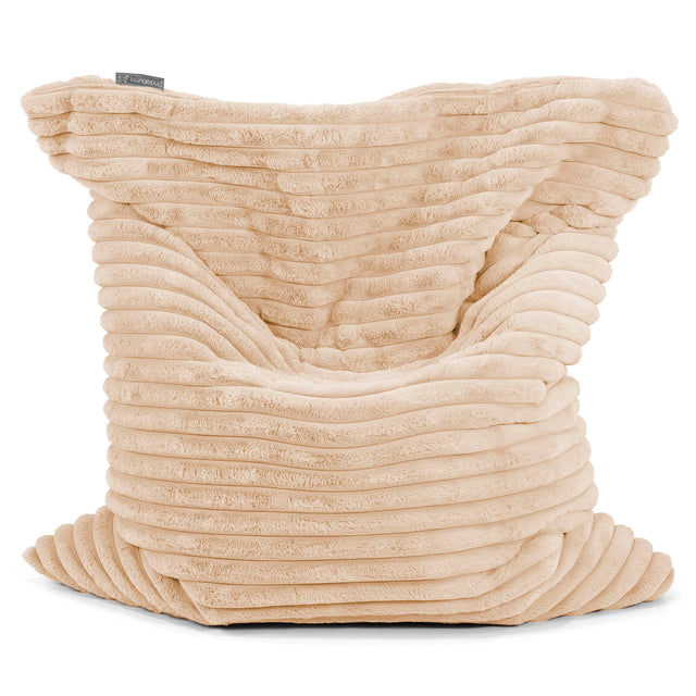 XL Pillow Beanbag - Ultra Plush Cord Peach 01