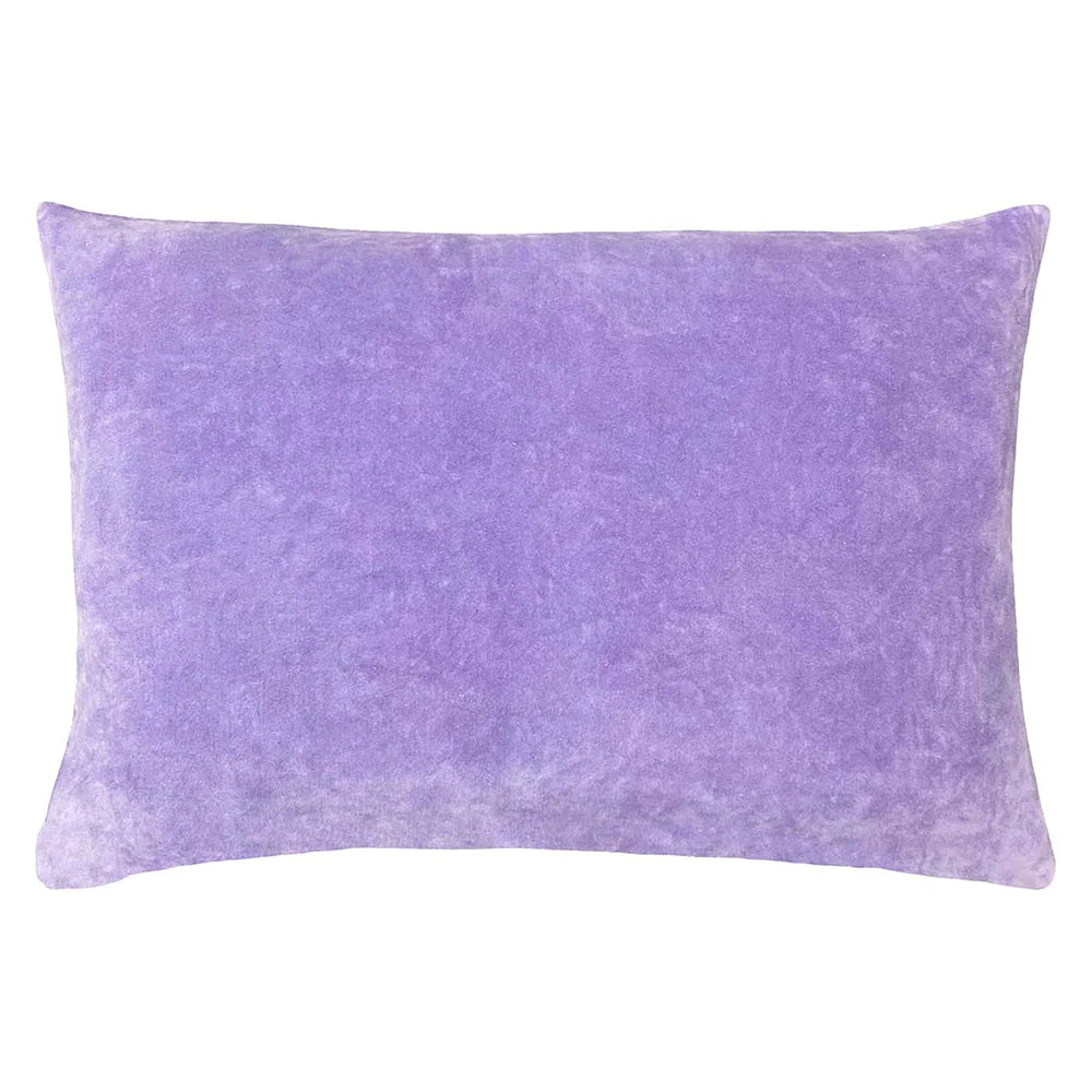 Rectangular Scatter Cushion Cover 40 x 60cm - Colourblock Velvet Pastel 02
