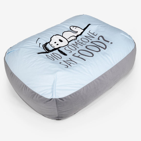 Snoopy Sloucher Large Dog Bed - Hungry 01