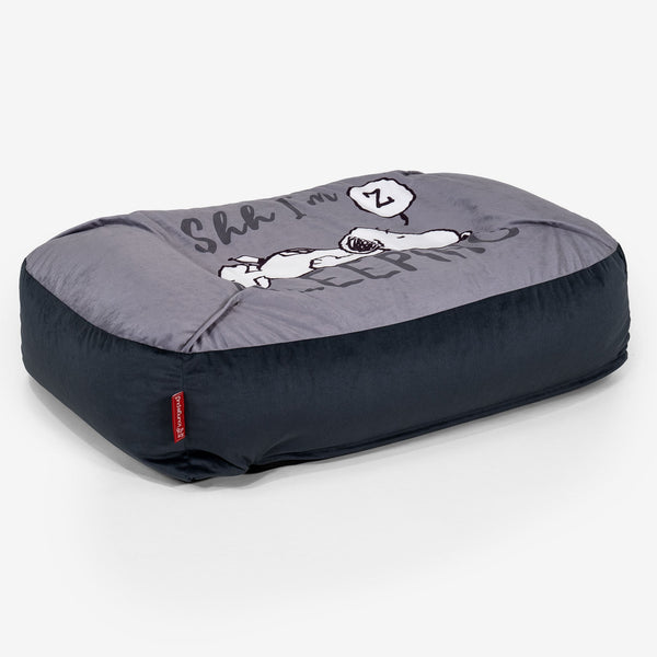 Snoopy Sloucher Medium Dog Bed - Sleeping 01