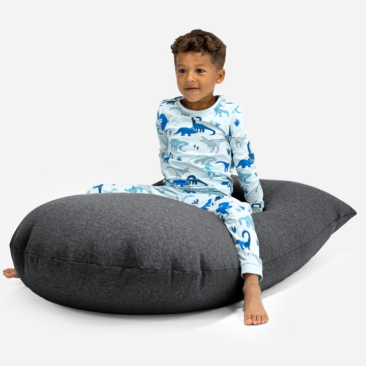 Children's Bean Bag Tall 2-6 yr - Stretchy Cotton Graphite Grey 03
