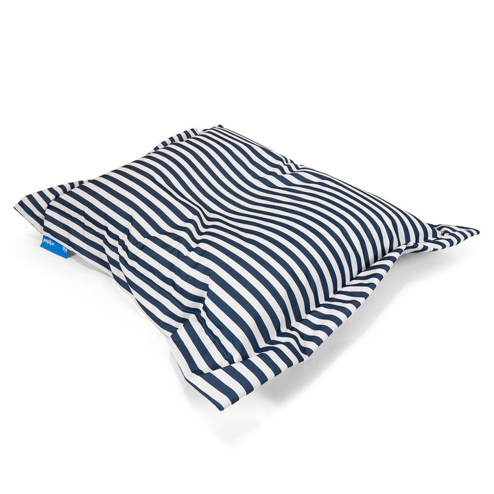 XXL Giant Outdoor Bean Bag - Stripe Navy Blue 02