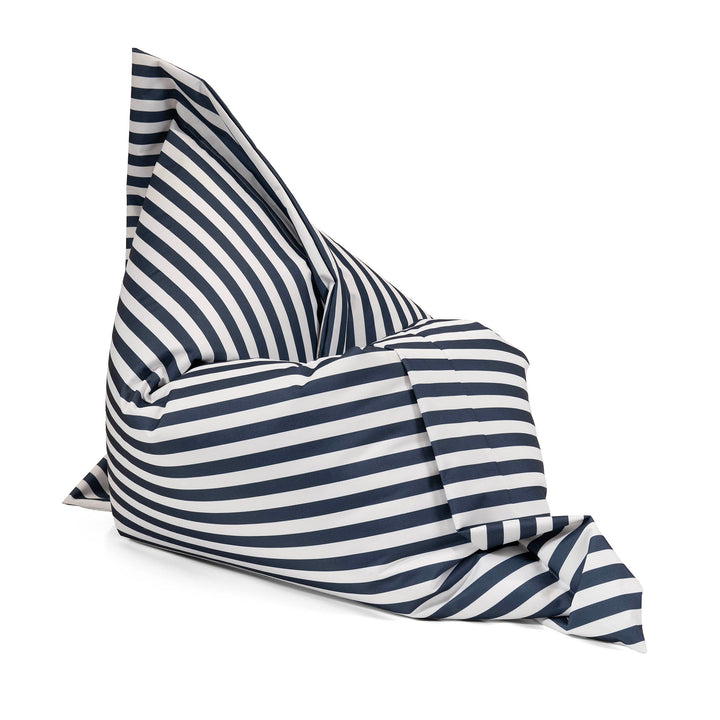 XXL Giant Outdoor Bean Bag - Stripe Navy Blue 04