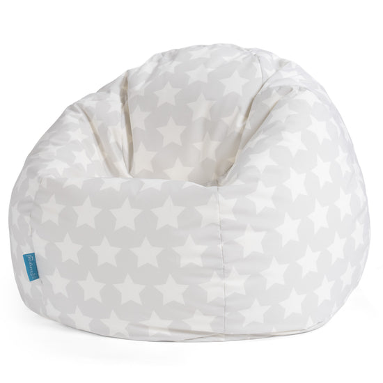 Classic Bean Bag Chair - Print Grey Star 01
